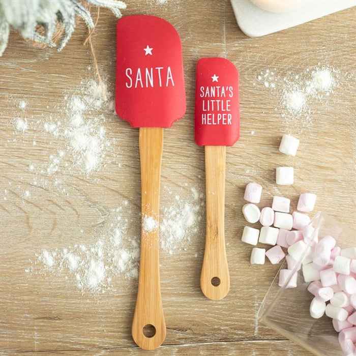 Santa's Helper Silicone Spatula Set - The Gift Cabin UK