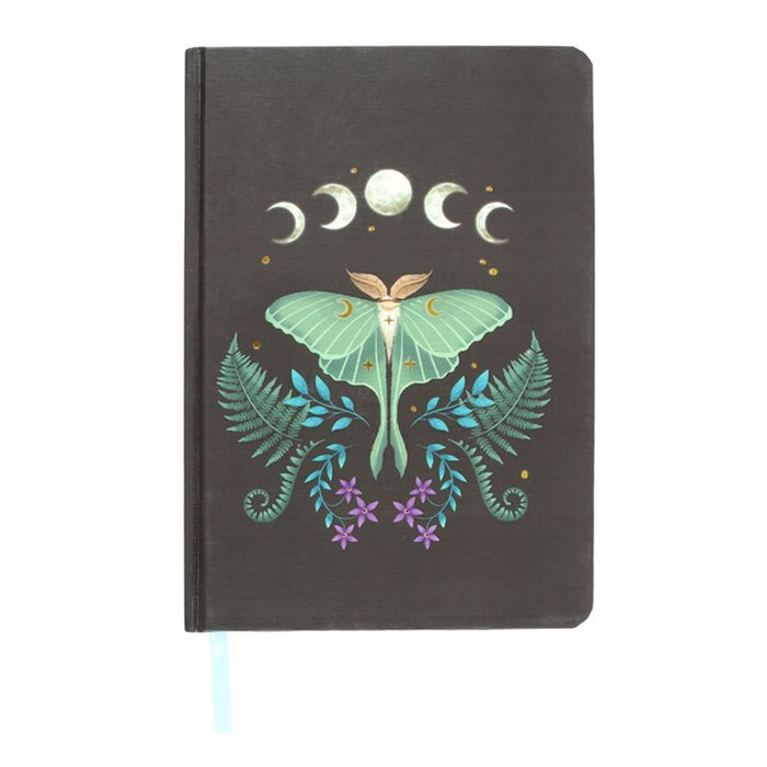 Luna Moth A5 Notebook - The Gift Cabin UK