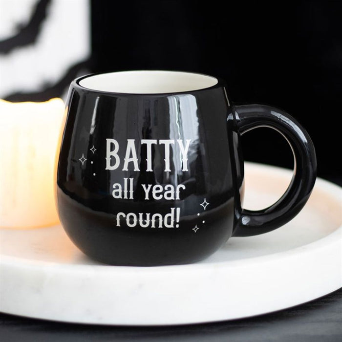 Batty All Year Round Rounded Peekaboo Mug - The Gift Cabin UK