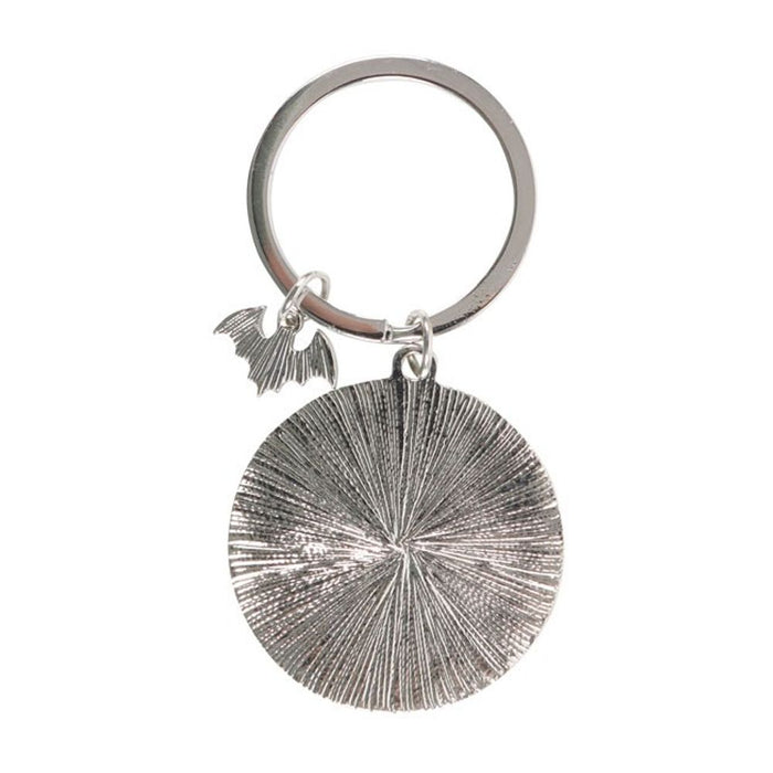 Round Bat Shit Crazy Keyring - The Gift Cabin UK