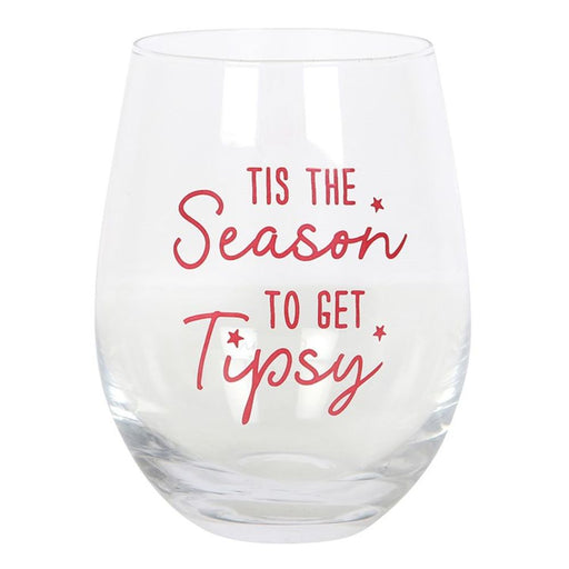 Season to Get Tipsy Stemless Glass - The Gift Cabin UK