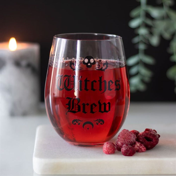 Witches Brew Stemless Wine Glass - The Gift Cabin UK