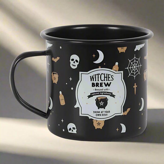 Witches Brew Enamel Mug - The Gift Cabin UK