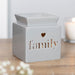 Grey Family Cut Out Oil Burner - The Gift Cabin UK