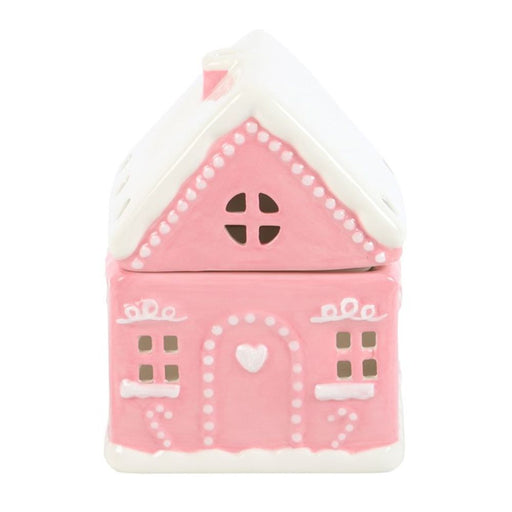 Pink Gingerbread House Oil Burner - The Gift Cabin UK