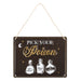 Pick Your Poison Hanging Metal Sign - The Gift Cabin UK