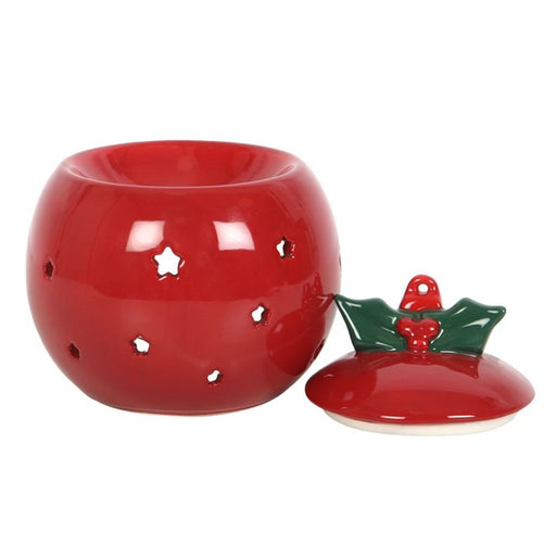 Red Bauble Oil Burner - The Gift Cabin UK