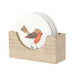 Winter Robin Coaster Set - The Gift Cabin UK