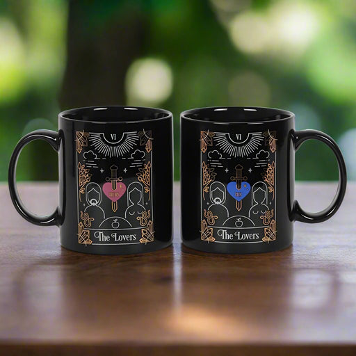 The Lovers Tarot Couples Mug Set - The Gift Cabin UK