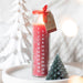 Red Vanilla Advent Tube Candle - The Gift Cabin UK