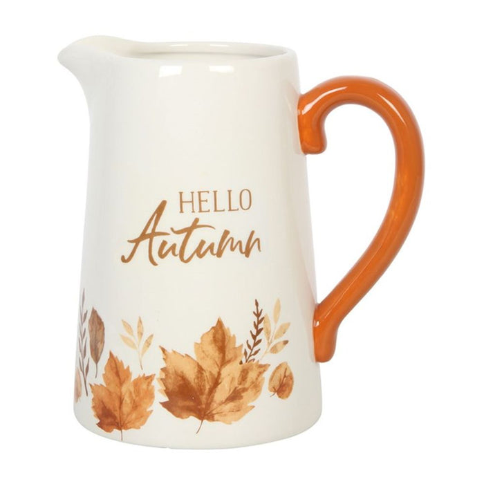 17cm Hello Autumn Ceramic Flower Jug - The Gift Cabin UK