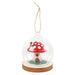 Mushroom House Glass Dome Hanging Decoration - The Gift Cabin UK