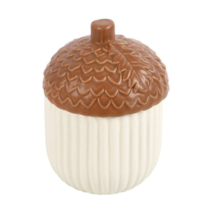 Autumn Acorn Ceramic Storage Jar - The Gift Cabin UK