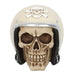 Skull Ornament with Helmet - The Gift Cabin UK