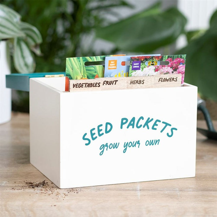 Seed Packet Storage Box - The Gift Cabin UK