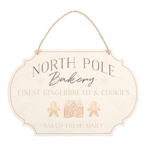 North Pole Bakery Hanging Sign - The Gift Cabin UK