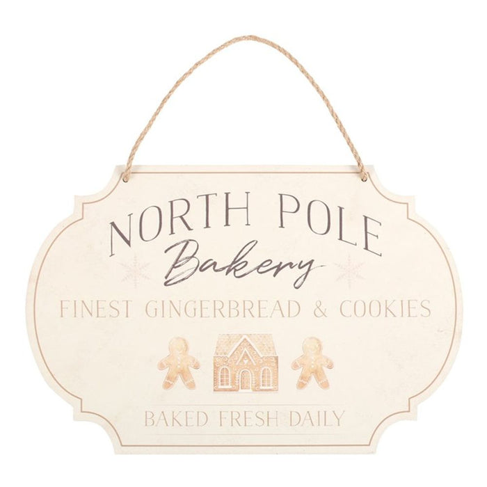 North Pole Bakery Hanging Sign - The Gift Cabin UK