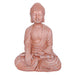 Terracotta Effect 52cm Sitting Garden Buddha - The Gift Cabin UK