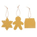 Set of 3 Hanging Gingerbread Decorations - The Gift Cabin UK