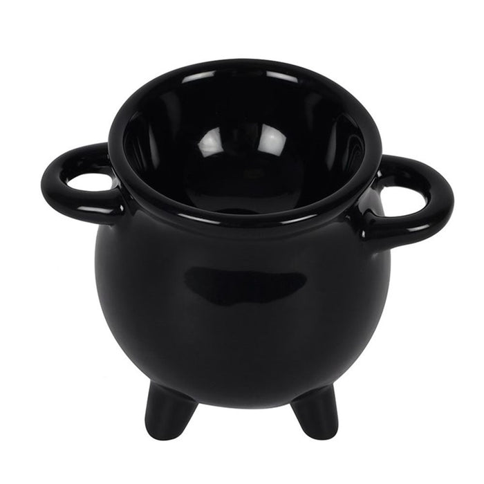 Cauldron Egg Cup with Broom Spoon - The Gift Cabin UK