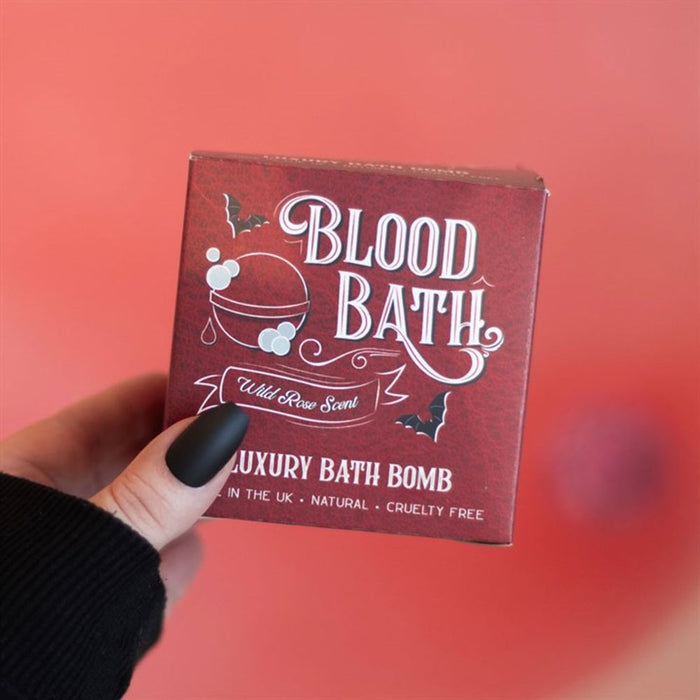 Blood Bath Wild Rose Bath Bomb - The Gift Cabin UK