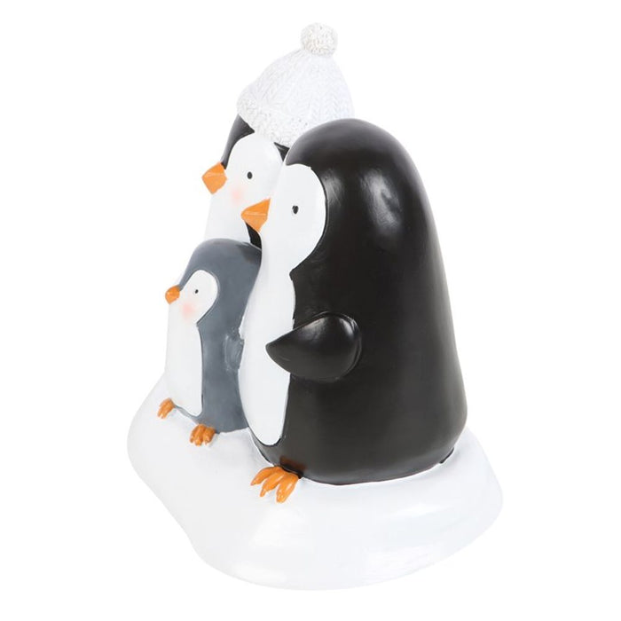 Penguin Family Resin Ornament - The Gift Cabin UK