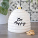 Bee Happy Ceramic Storage Jar - The Gift Cabin UK