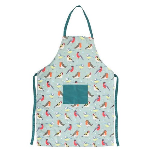 British Garden Birds Cotton Apron - The Gift Cabin UK