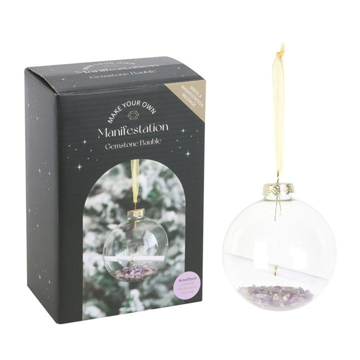 Amethyst Manifestation Christmas Bauble Kit - The Gift Cabin UK