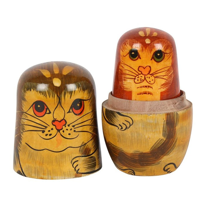 Cat Russian Doll - The Gift Cabin UK