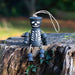 Black Skeleton Terracotta Pot Man - The Gift Cabin UK