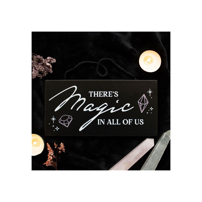 There's Magic in All of Us Witchy Hanging Sign - The Gift Cabin UK