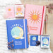 The Sun Gratitude Journal with Rose Quartz Pen - The Gift Cabin UK