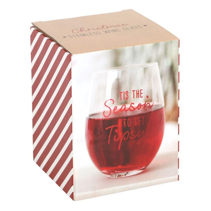 Season to Get Tipsy Stemless Glass - The Gift Cabin UK