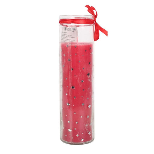 Red Vanilla Advent Tube Candle - The Gift Cabin UK