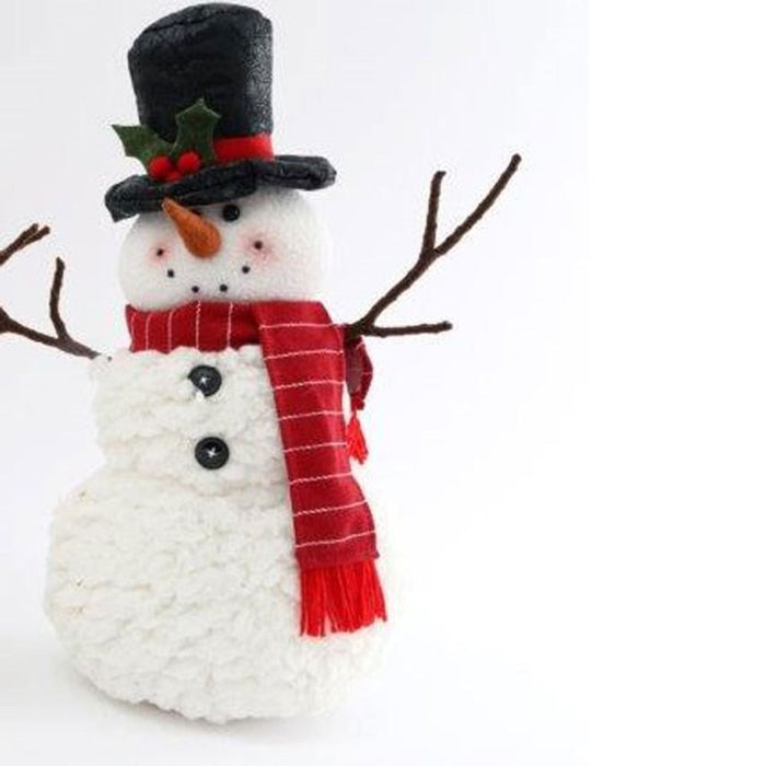 38cm Standing Snowman Decoration - The Gift Cabin UK