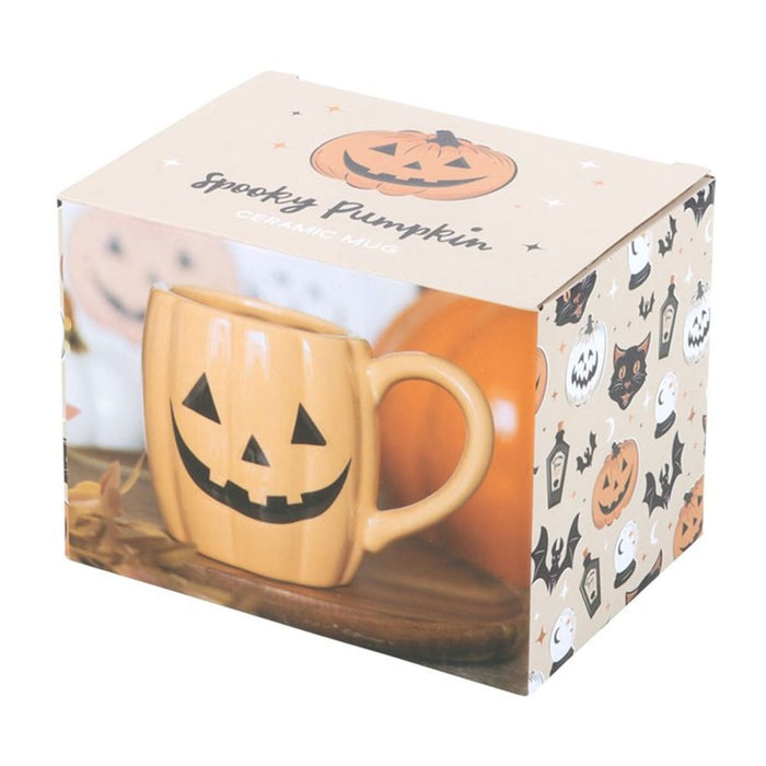 Jack-o'-Lantern Pumpkin Shaped Mug - The Gift Cabin UK