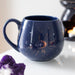 Blue Crescent Moon Rounded Mug - The Gift Cabin UK