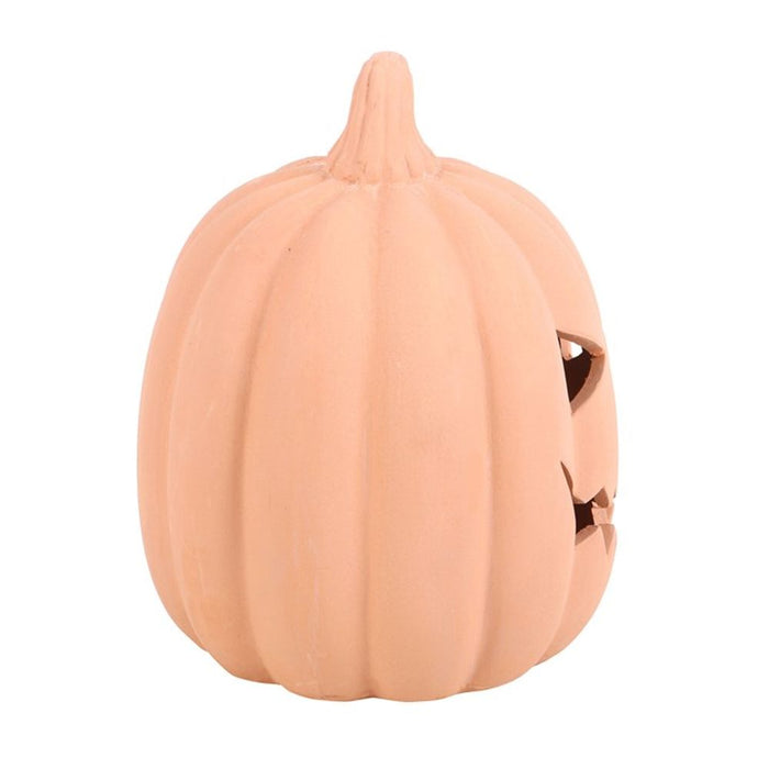 15cm Terracotta Pumpkin Ornament - The Gift Cabin UK