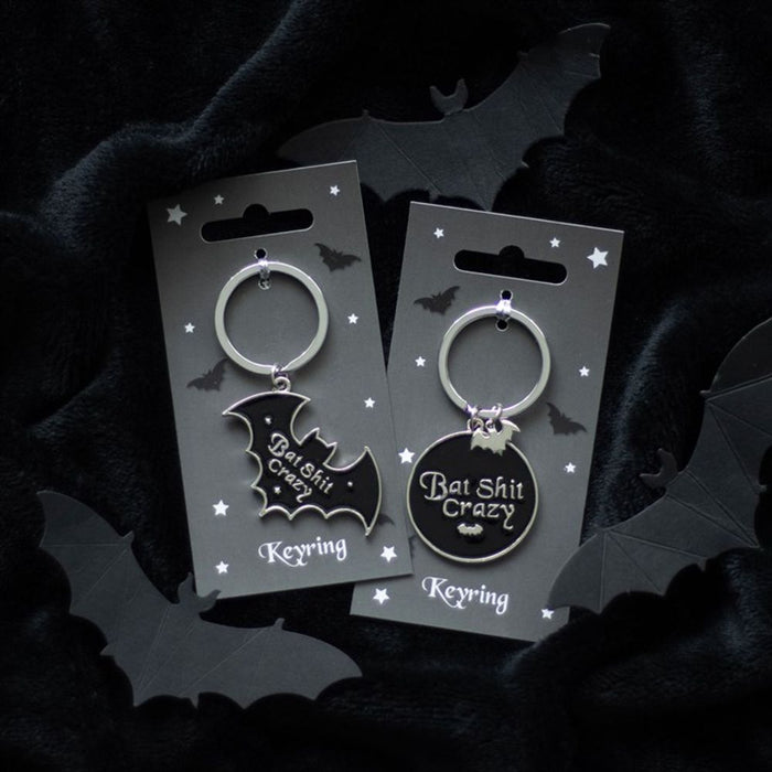 Bat Shit Crazy Keyring - The Gift Cabin UK