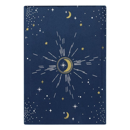 Crescent Moon Velvet Notebook - The Gift Cabin UK