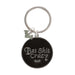 Round Bat Shit Crazy Keyring - The Gift Cabin UK