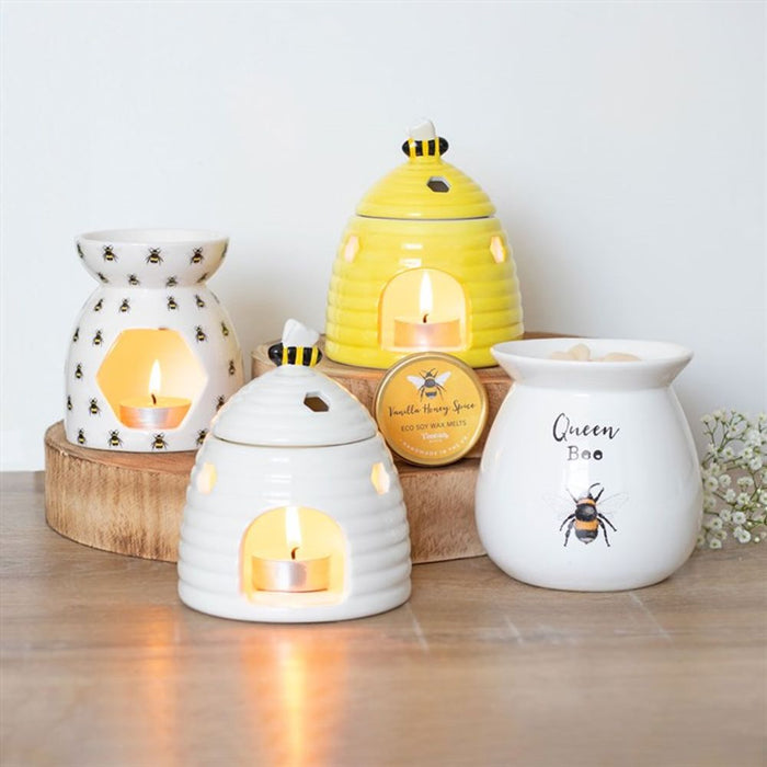 Yellow Beehive Oil Burner - The Gift Cabin UK