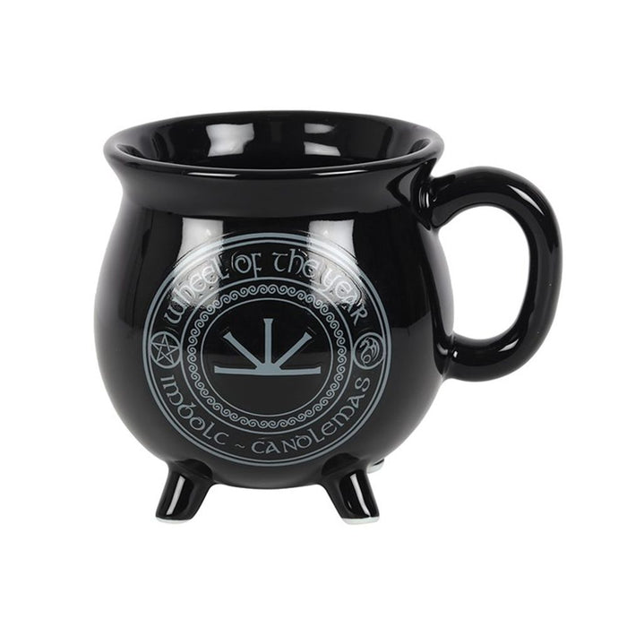 Imbolc Colour Changing Cauldron Mug by Anne Stokes - The Gift Cabin UK