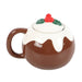 Christmas Pudding Shaped Mug - The Gift Cabin UK