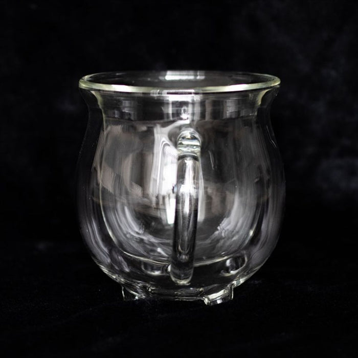 Clear Double Walled Glass Cauldron Mug - The Gift Cabin UK