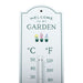 Welcome to My Garden Wall Thermometer - The Gift Cabin UK