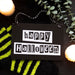 Black and White Happy Halloween Hanging Sign - The Gift Cabin UK