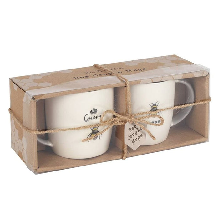 Queen Bee and Bee Keeper Mug Set - The Gift Cabin UK