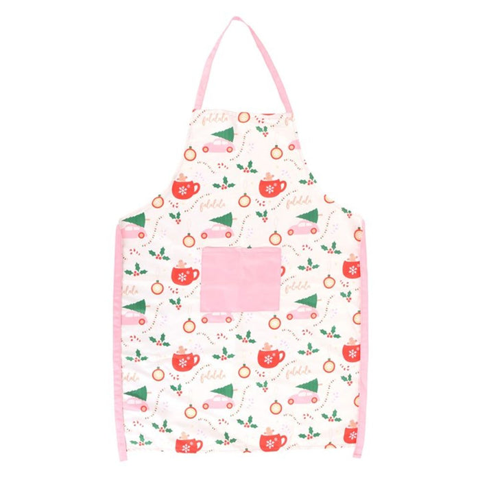 Sugarplum Fun Christmas Print Apron - The Gift Cabin UK